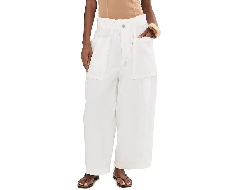 Широкие брюки Free People Costa Straight Harem из денима