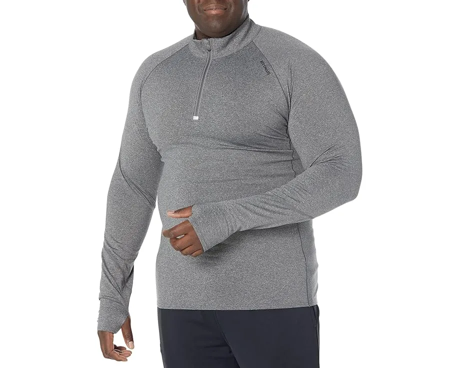 Футболка Hot Chillys Micro-Elite с воротником стойкой и молнией для комфорта в течение всего дня