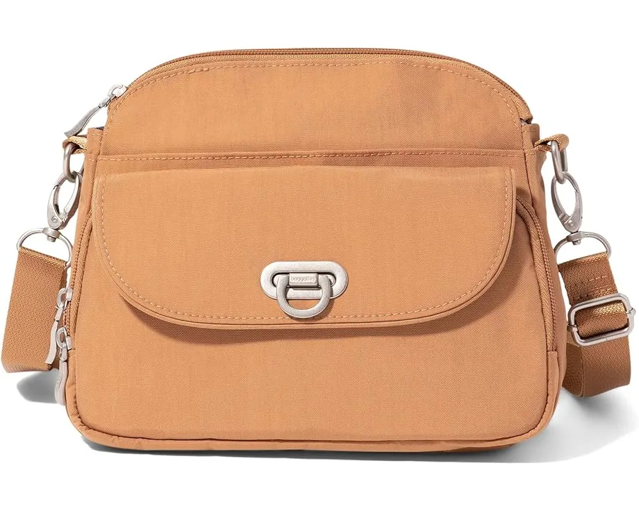 Сумка-кроссбоди Baggallini с откидной застежкой и RFID кошельком