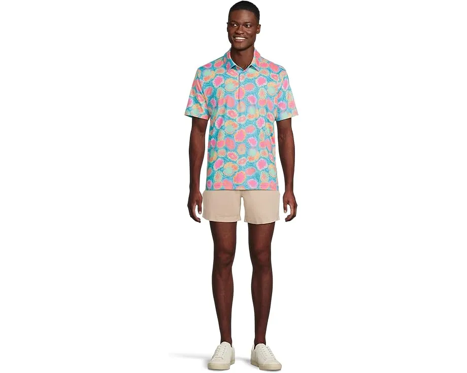 Поло Chubbies The Hippy Dippy для активного отдыха с UPF 50+