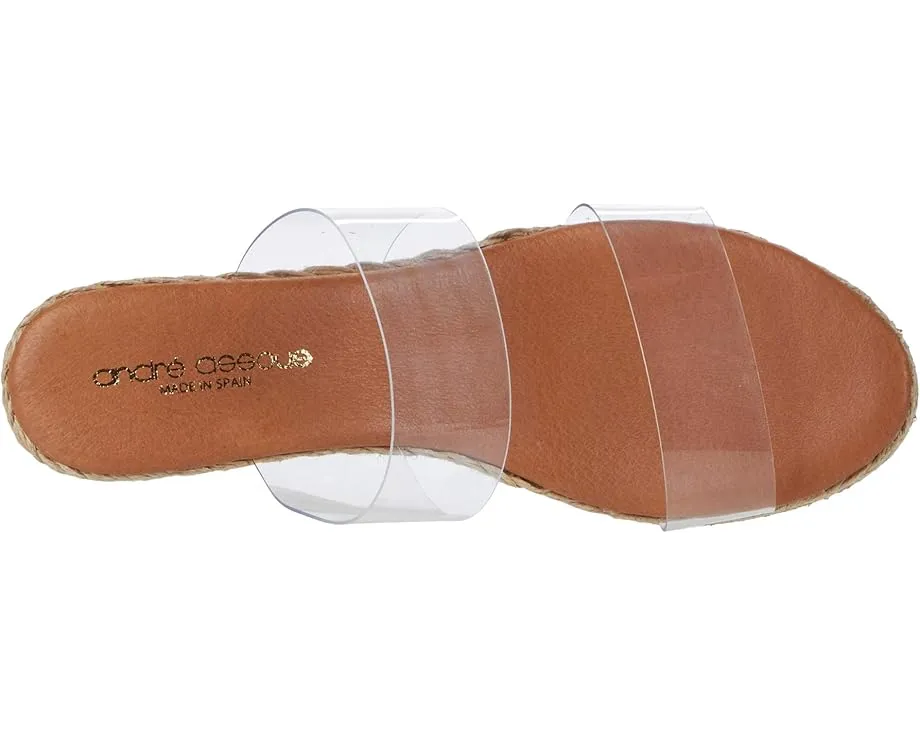 Эспадрильи Andre Assous Anfisa с двумя ремешками и клиновидным каблуком