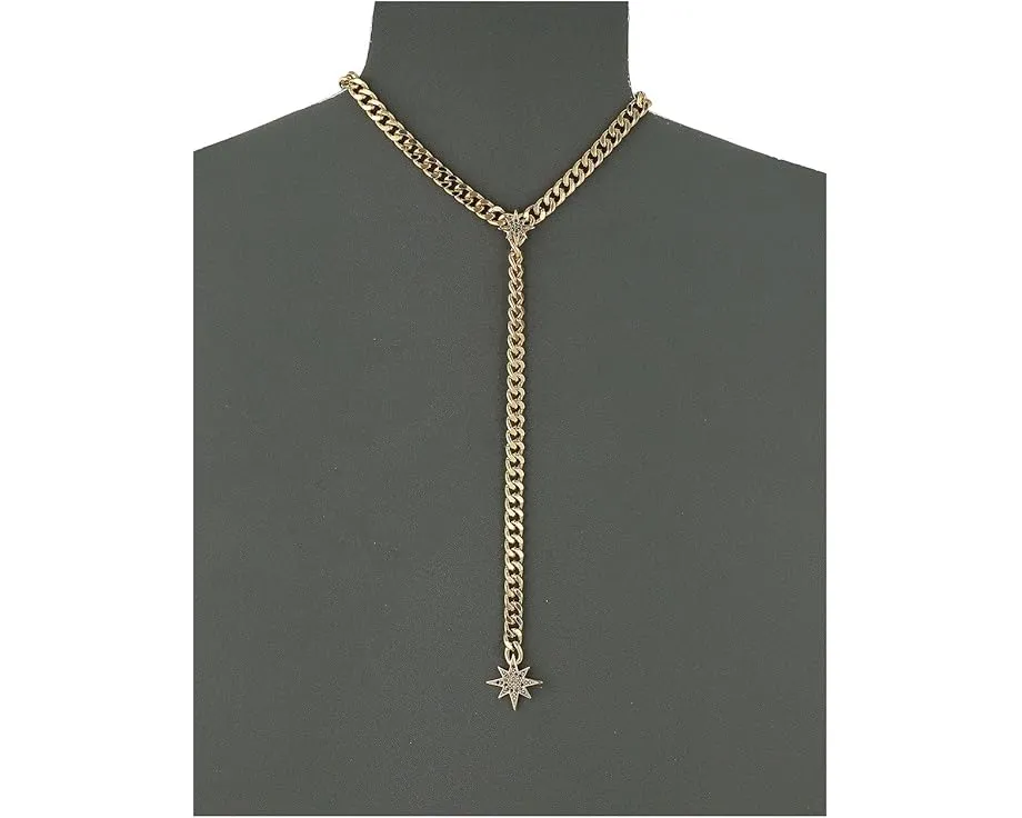 Кулон Rebecca Minkoff Stargazing Chain Y-Necklace с подвесками-звездами