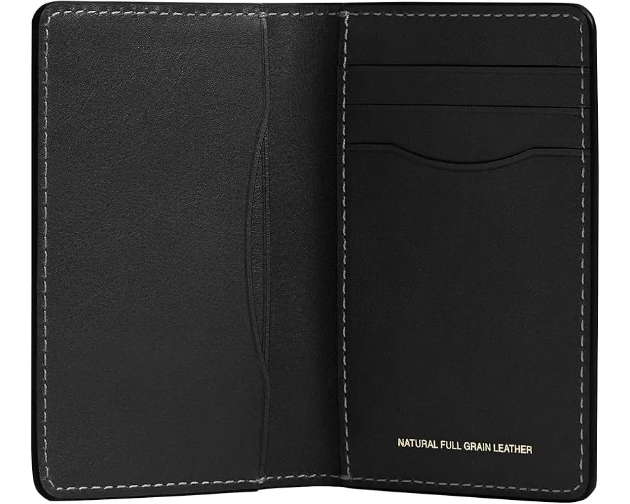 Минималистичный картхолдер COACH из гладкой кожи и фирменного каньона