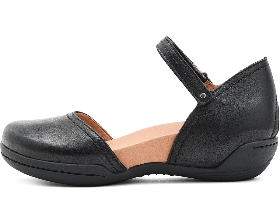 Jambu балетки Margo с вырезом и круглым носком на липучке