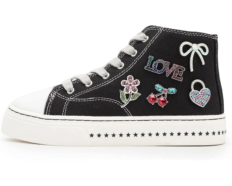 Детские кроссовки Steve Madden Kids Joycee на платформе с нашивками
