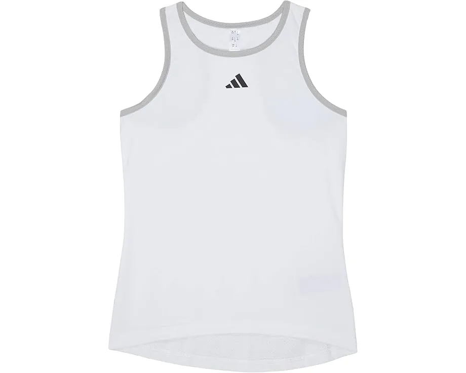 Детский топ adidas Kids Club с влагоотводящей тканью и ретро полосками