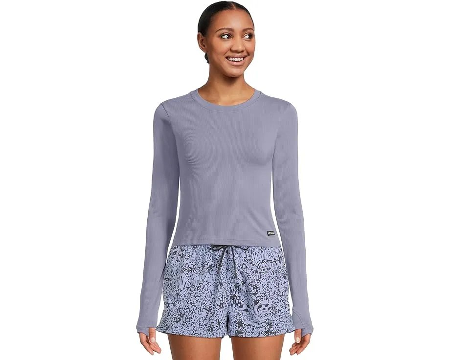 Лонгслив Peak Knit с укороченным кроем и технологией HeiQ Mint