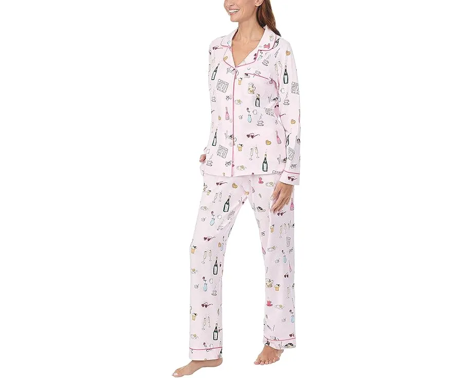 Пижамный комплект Bedhead PJs из органического хлопка с длинным рукавом