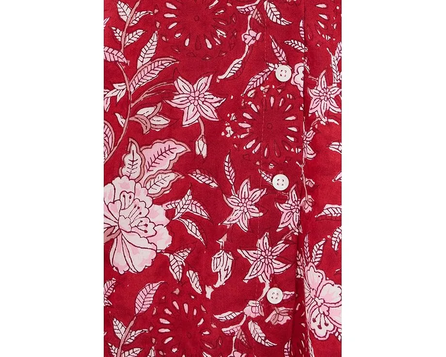 Блуза Voile Lettie от Faherty с принтом Blue Moon Petals