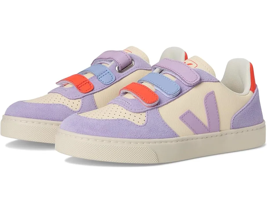 Детские кроссовки VEJA Small V-10 с верхом из замши и экологичными материалами