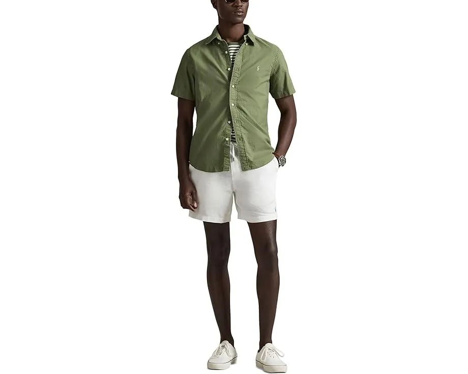 Рубашка Polo Ralph Lauren Classic Fit Garment-Dyed Oxford с коротким рукавом