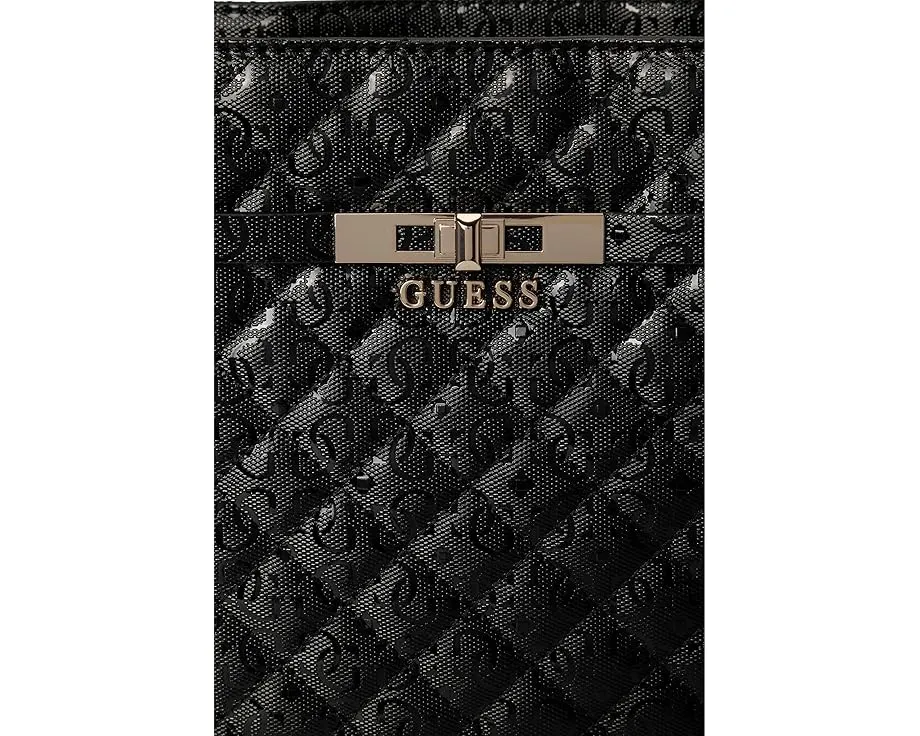 Сумка-тоут GUESS Idra Noel с простежкой и съемным шармом