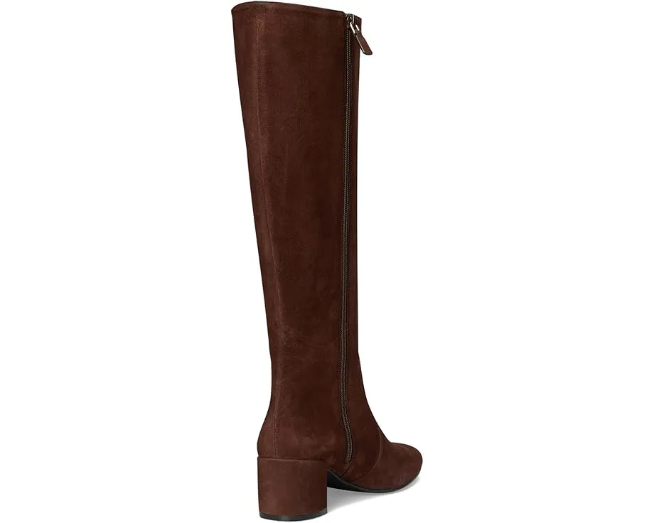 Ботильоны Stuart Weitzman Maeve Zip с квадратным носком на устойчивом каблуке