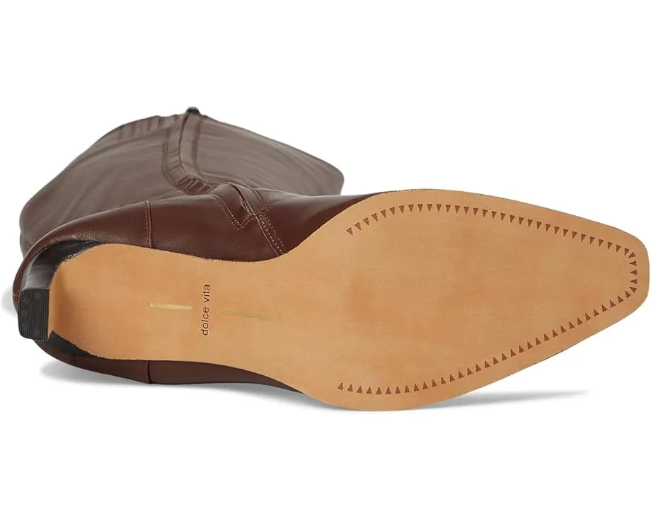 Сапоги Dolce Vita Emmi Wide Calf до колена на шпильке с кожаным верхом