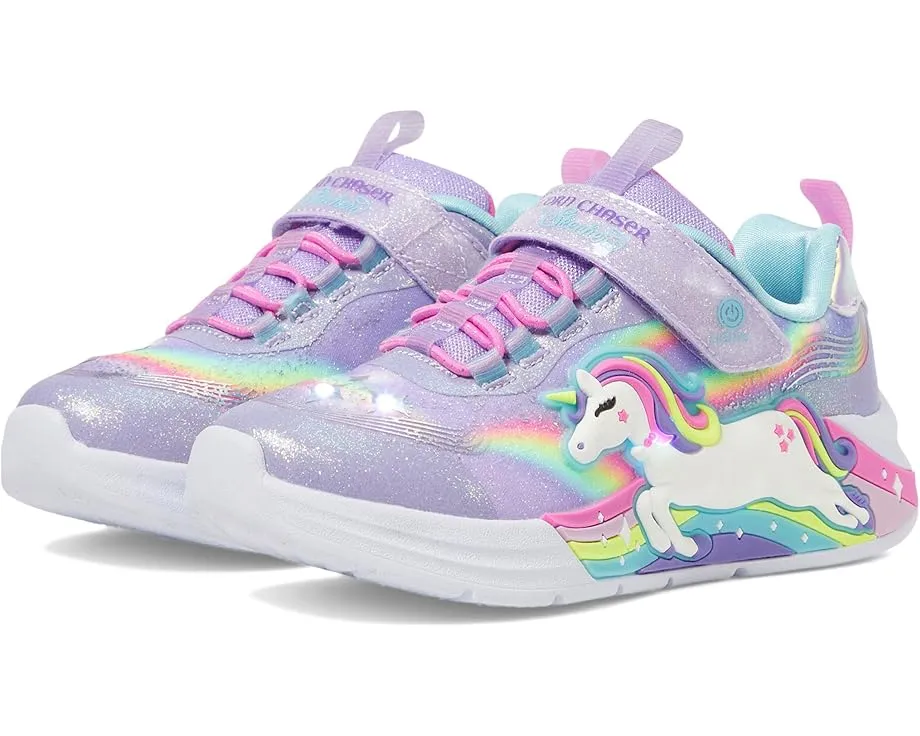 Кроссовки Skechers Unicorn Chaser со светящейся подошвой и ремешком