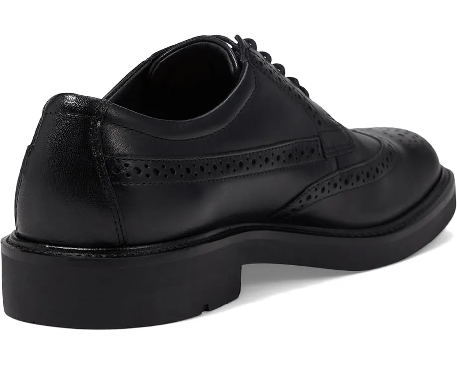 Оксфорды ECCO London Wing Tip с перфорацией и кожаным верхом