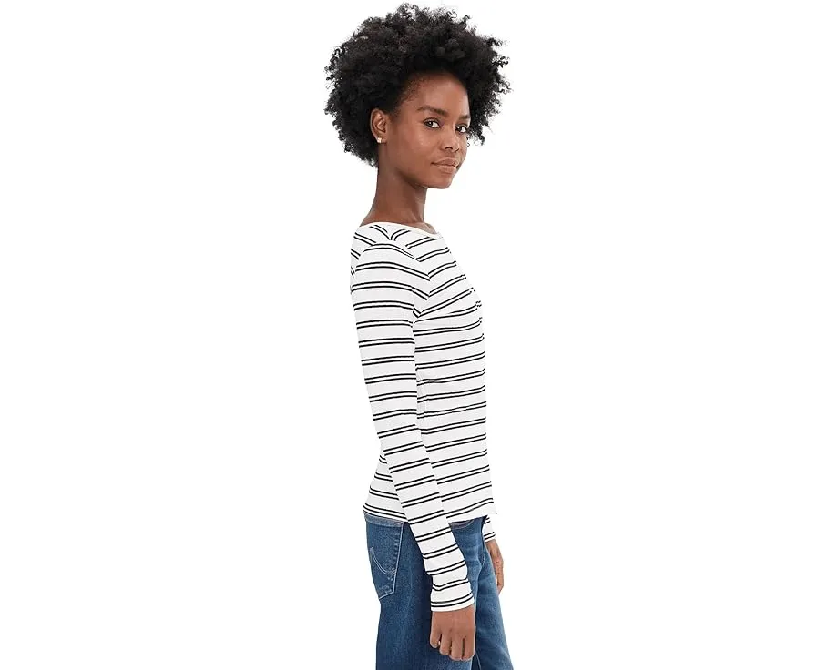 Топ Button Front Ribbed от Sanctuary в полоску