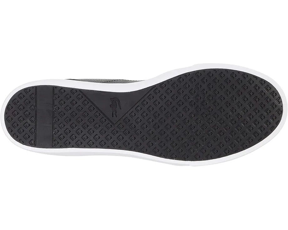 Lacoste Bayliss Sneakers кожаные кеды с перфорацией и фирменным крокодилом