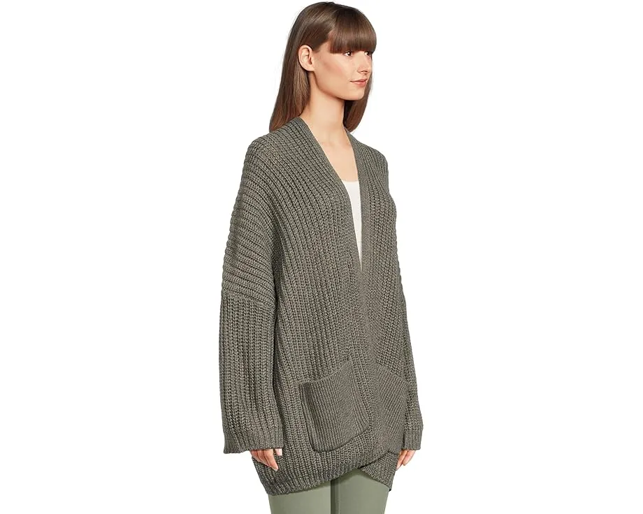 Длинный кардиган Prana Sunday River из переработанного полиэстера с накладными карманами