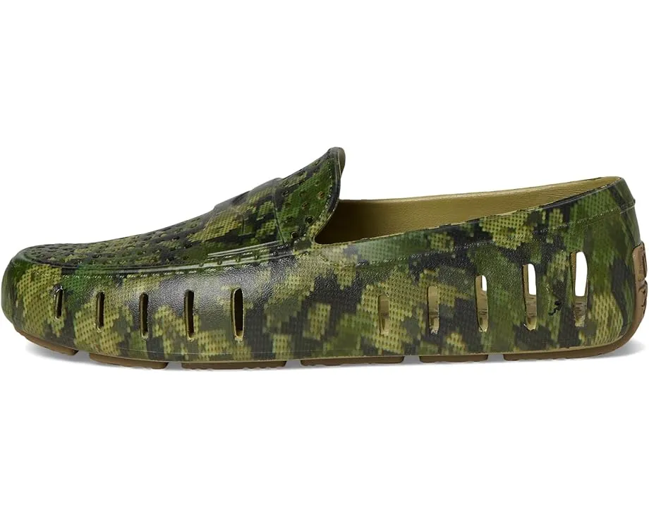 Мокасины Floafers Country Club Driver Print с массажной стелькой и водоотталкивающими свойствами