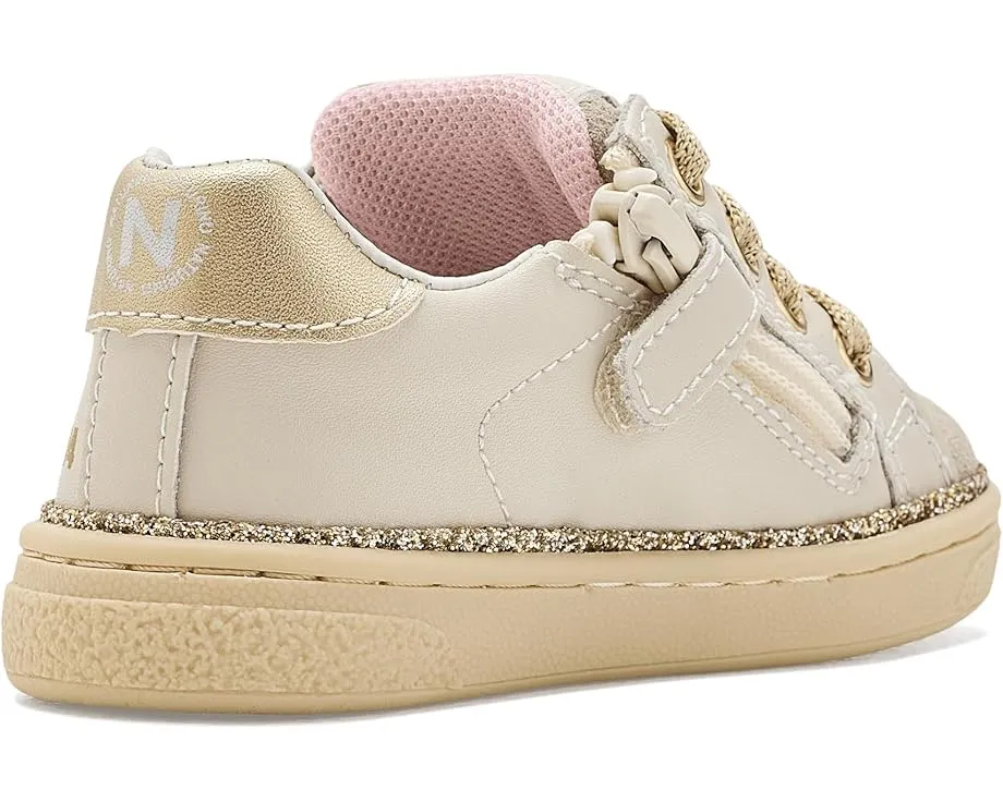 Детские туфли Naturino Pinn Zip с боковой молнией и звездами из блесток