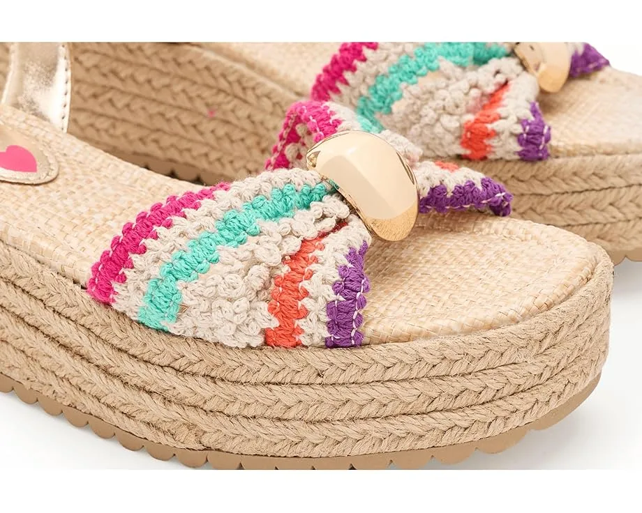 Сандалии Steve Madden Kids Bowden на платформе с ремешком на щиколотке