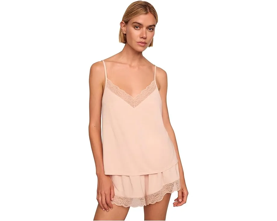 Пижамный комплект Eberjey Kari с кружевной отделкой из мягкого TENCEL Modal