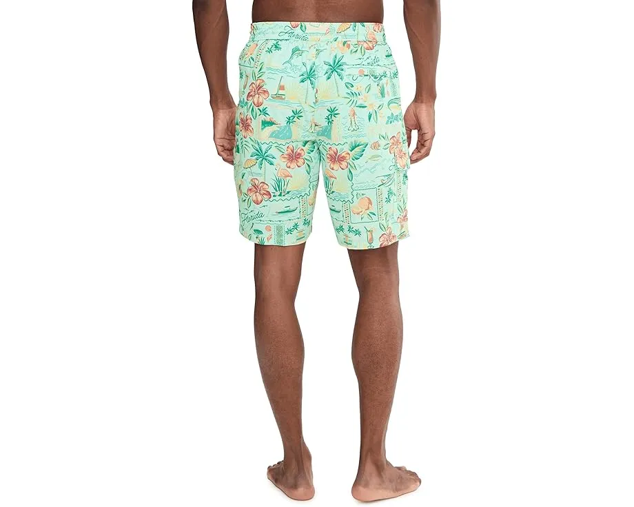 Tommy Bahama Шорты Baja Florida Fun 8 с цветочным принтом и защитой UPF 30