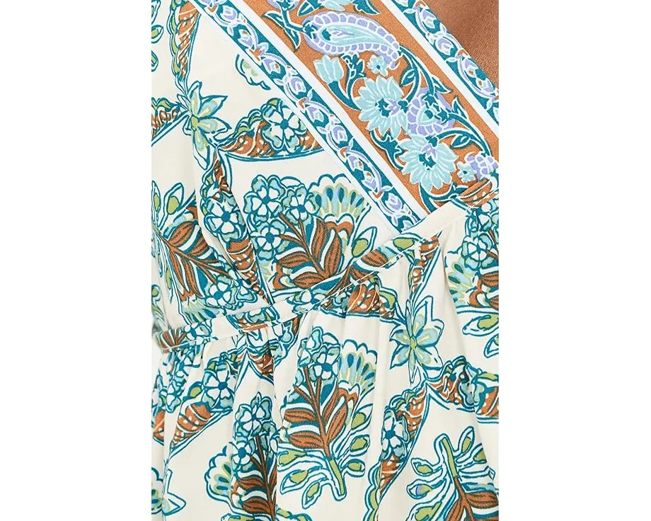 Платье Free People Sorrento Stroll Printed A-силуэта с принтом