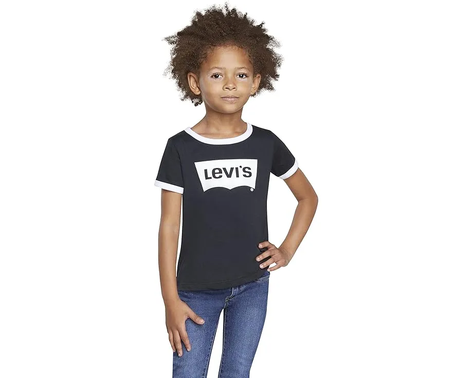 Футболка Levi's Kids Oversized Batwing Ringer для малышей