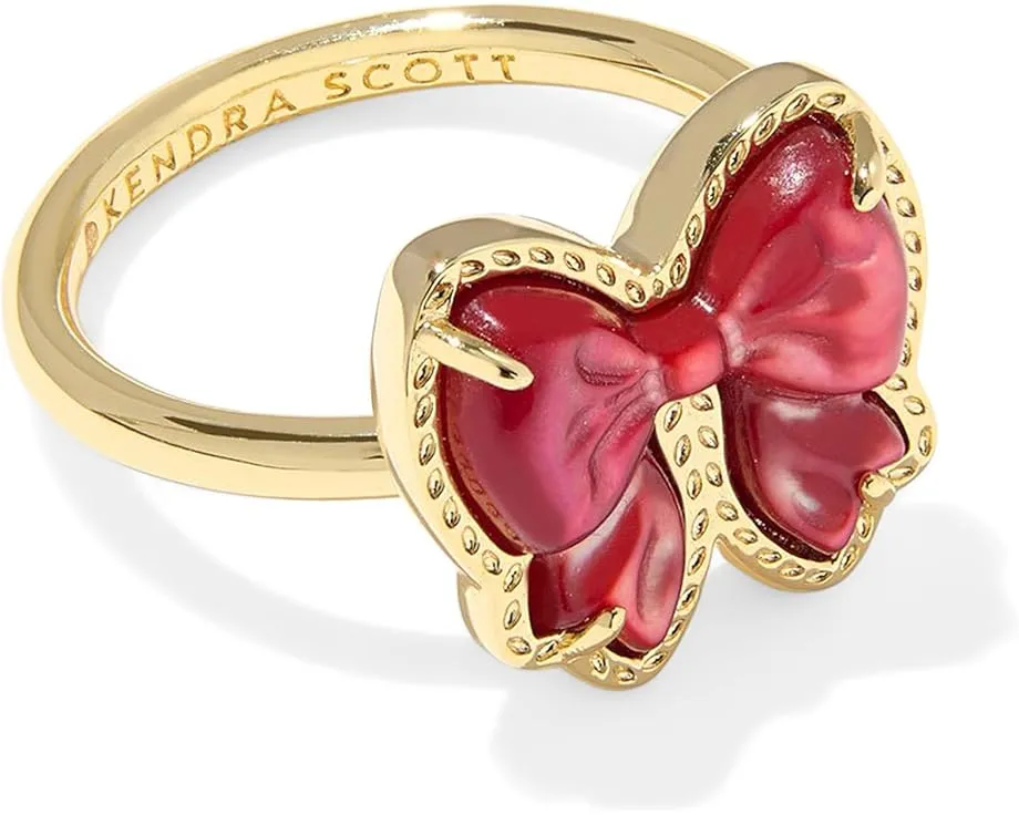 Kendra Scott Кольцо Haley Bow Band в виде банта