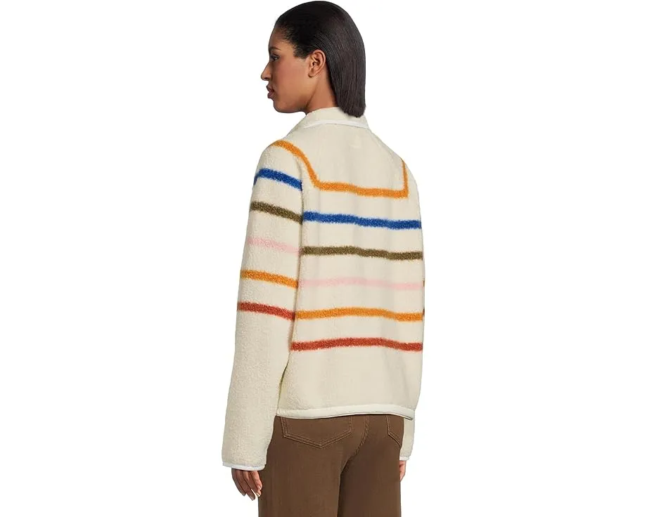 Толстовка Faherty Fireside Fleece с воротником и полоской