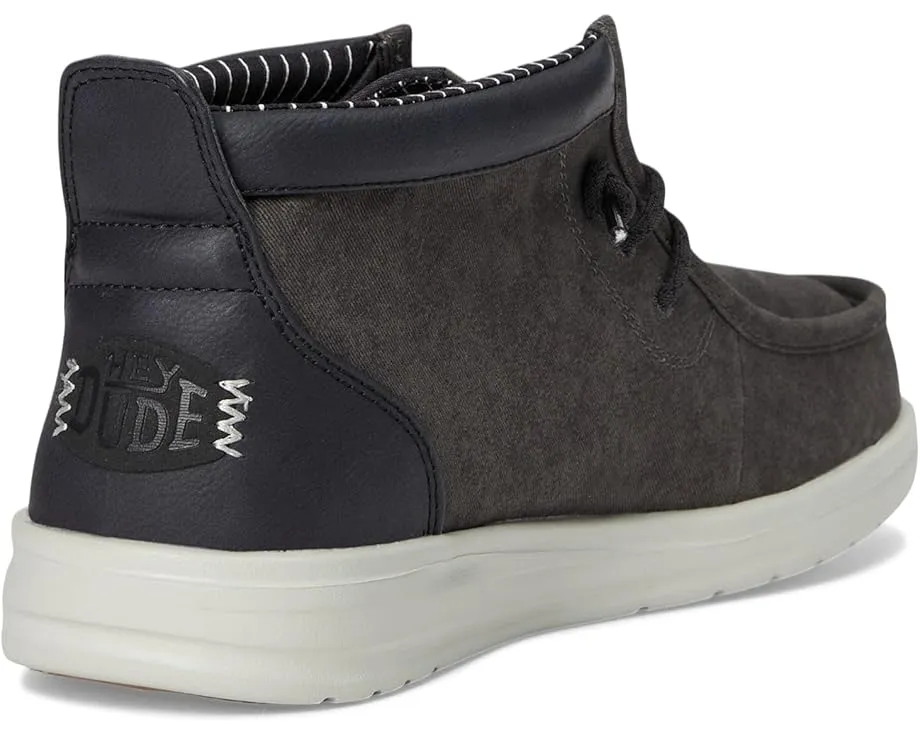 Лоферы Hey Dude Wally Mid Gripr Vin Classic из вощеного хлопка