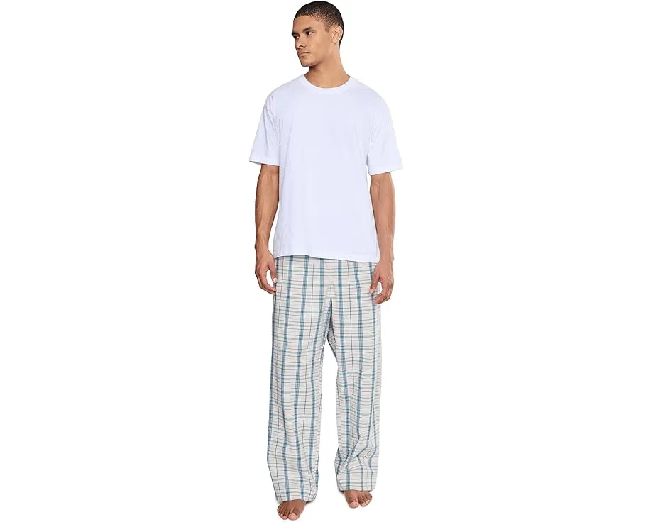 Штаны Calvin Klein Underwear Cotton Poplin для сна с клетчатым принтом