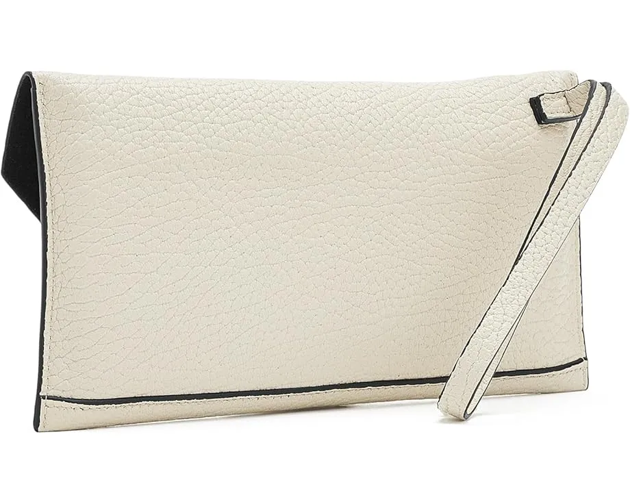 Косметичка Ursa Grain Pouch из зернёной кожи с ремешком от AllSaints
