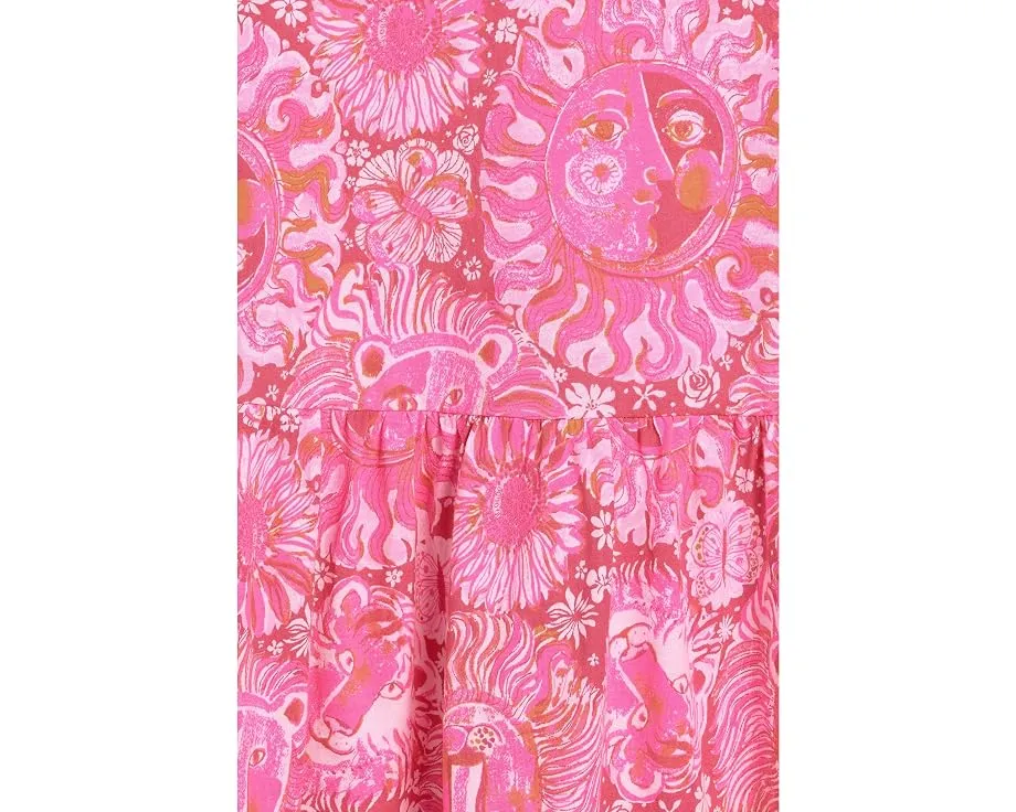Платье Mini Dixi от Lilly Pulitzer с цветочным принтом для девочек
