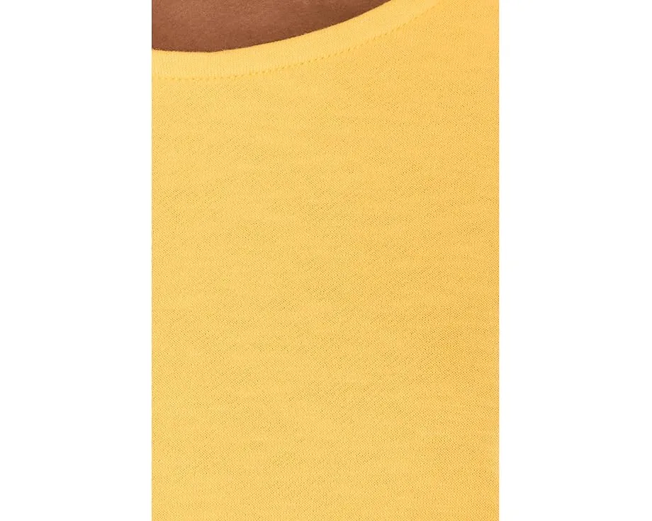 Топ Eileen Fisher Garment Dyed Terry Crew Neck глубокого синего цвета