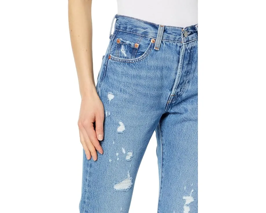 Джинсы Levi's Premium 501 Skinny с прямыми штанинами и застежкой на пуговицах