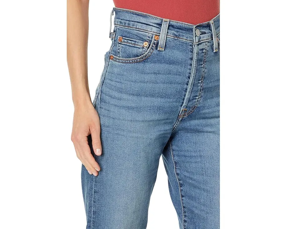 Джинсы Levi's Ribcage Straight Ankle с высокой посадкой