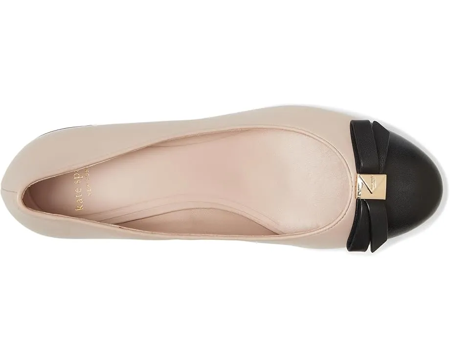 Балетки Kate Spade New York Deco Bow из гладкой кожи с бантом