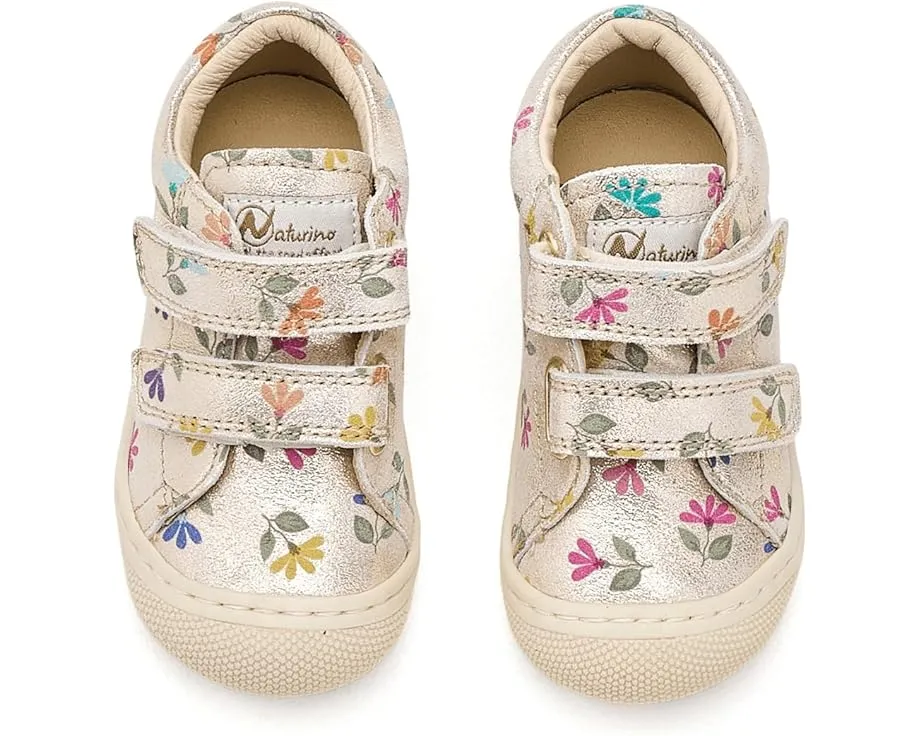 Кроссовки Naturino Cocoon Vl с цветочным принтом и защитным носком