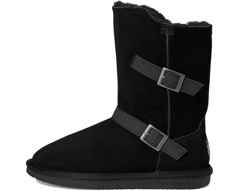 Зимние угги Bearpaw Valerie с подкладкой из овчины и декоративными ремешками