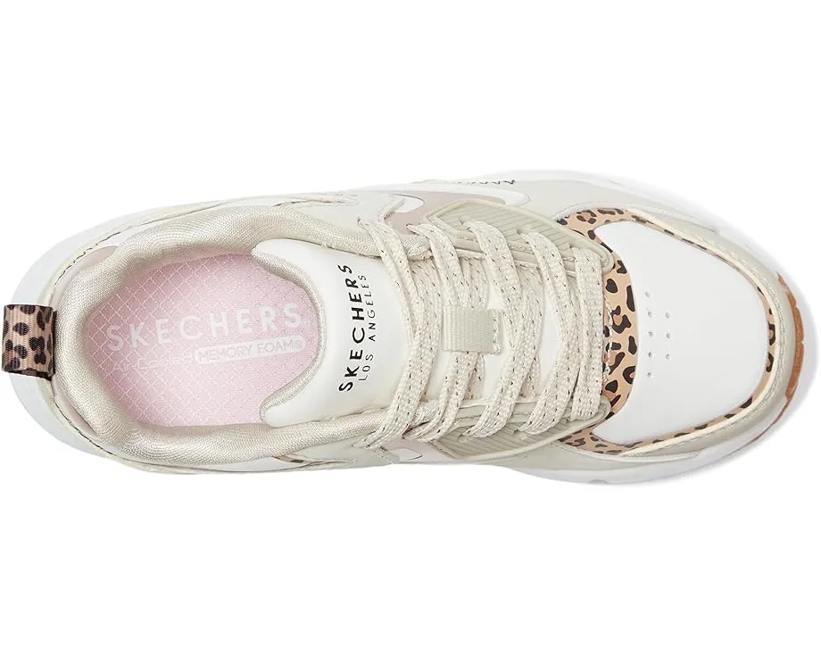 Детские кроссовки SKECHERS KIDS Uno Gen1 с анималистичным принтом и стелькой Memory Foam