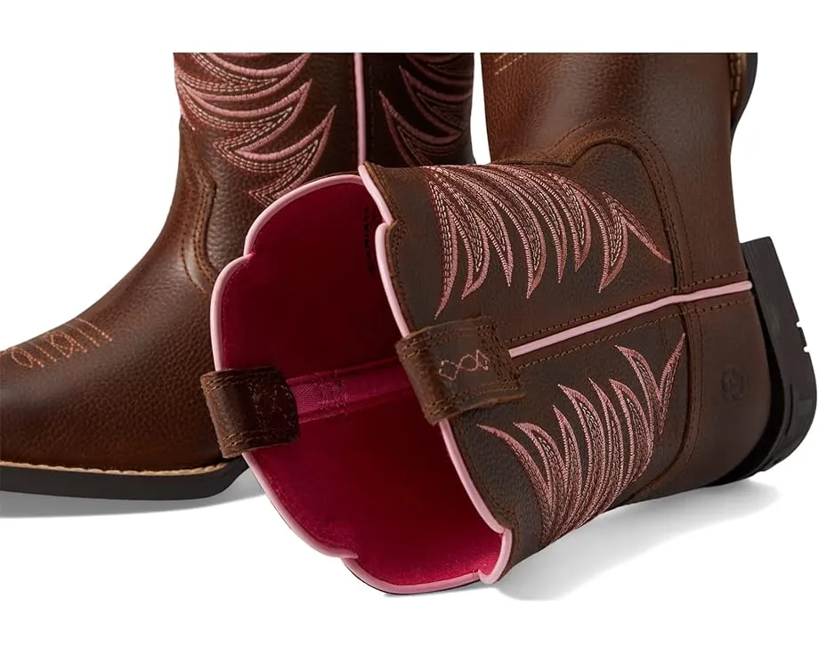 Ковбойские сапоги Ariat Firecatcher для детей с квадратным носком и каблуком