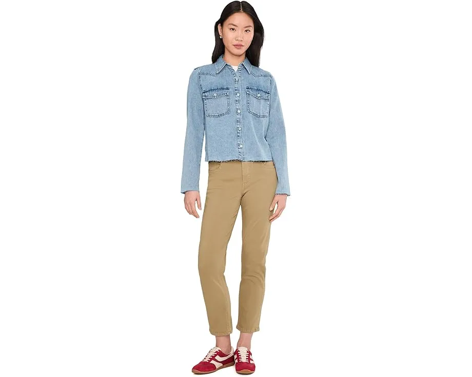 Рубашка KUT from the Kloth Posey с длинным рукавом и бахромой