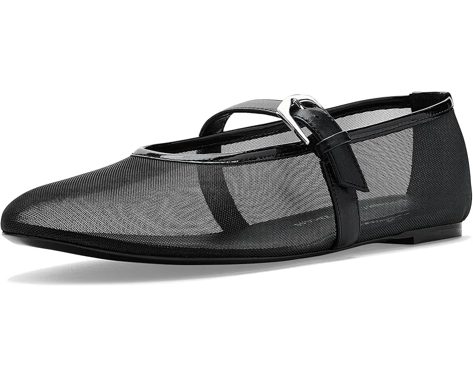 Балетки Stuart Weitzman Sai Bareitall Maryjane с круглым носком и регулируемой пряжкой
