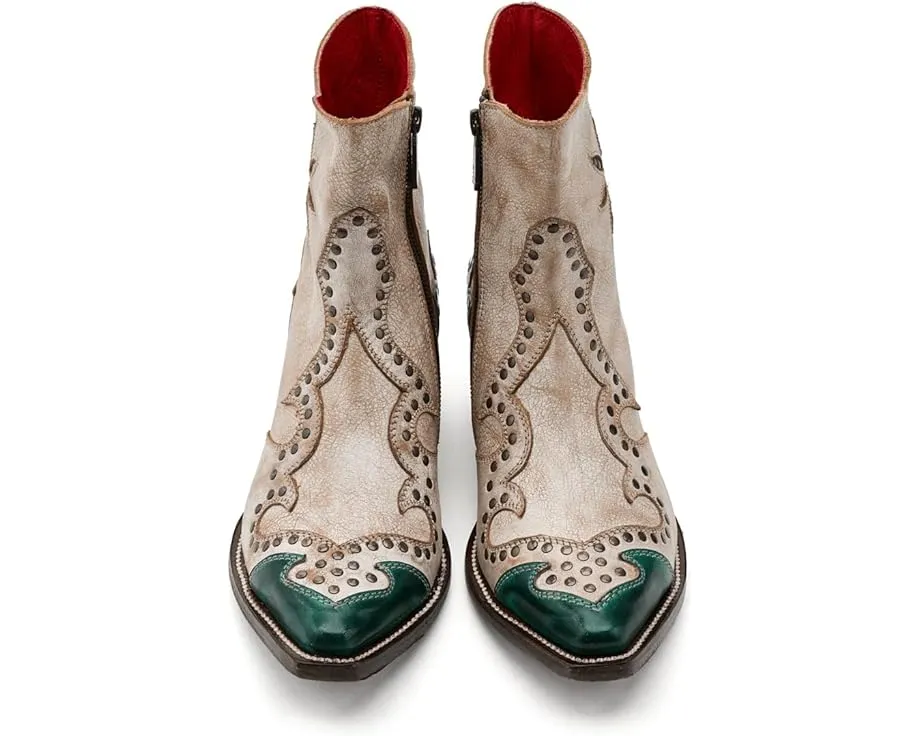 Ботинки Bed Stu Frio с вышивкой и боковой молнией