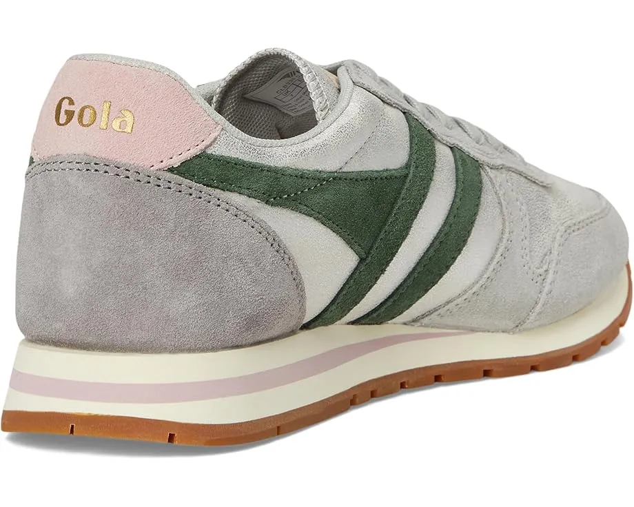 Кроссовки Gola Daytona Blaze с блестящими полосками и кожаным верхом