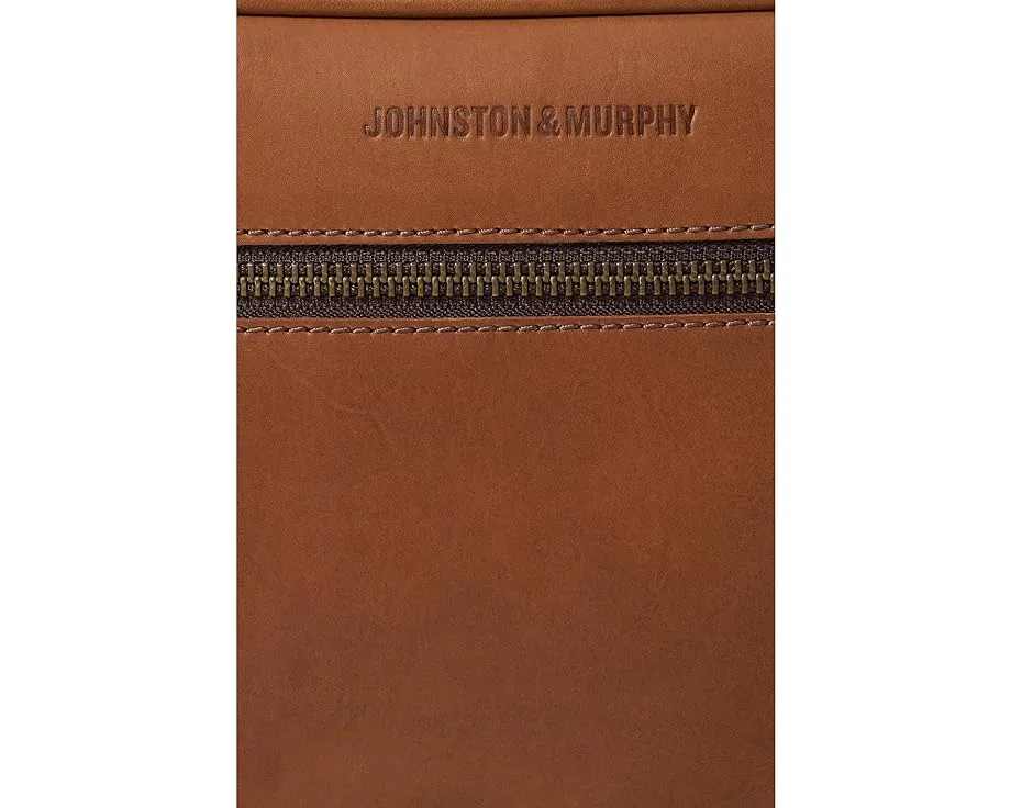 Дорожная косметичка Johnston & Murphy Rhodes из кожи с несколькими отделениями