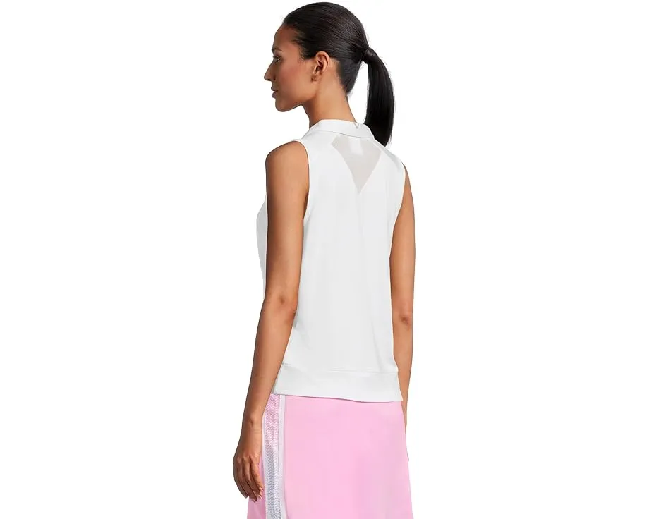 Топ Callaway без рукавов с сетчатыми вставками и защитой от солнца